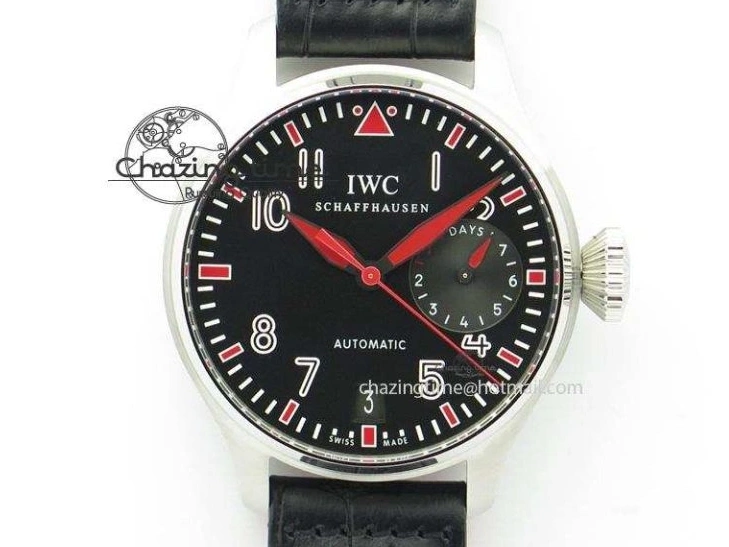 MIROTIME 0220 RelaxedFit Big Pilot Real PR IW500435 “Muhammad Ali” ZF Best Edition On Black Leather Strap A 7295